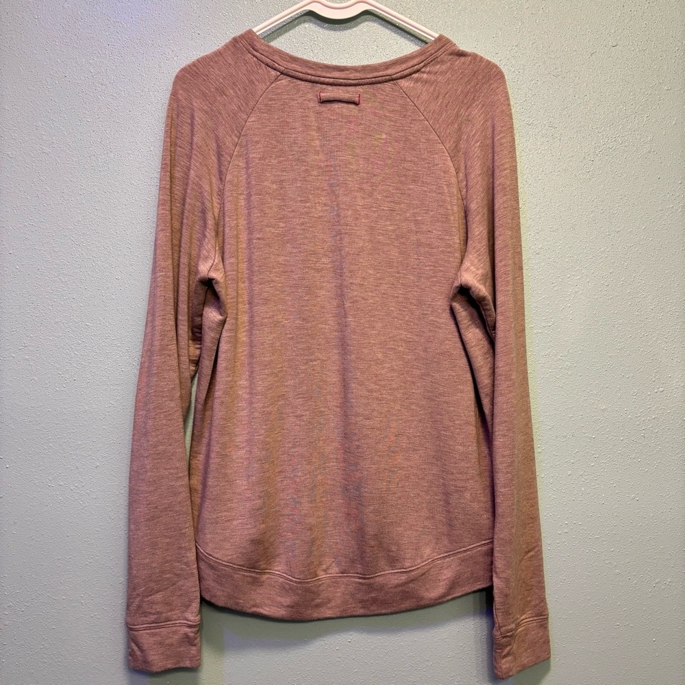 Altar’d State Mauve Long Sleeve High Low Sweatshirt Size S​ - Picture 5 of 7